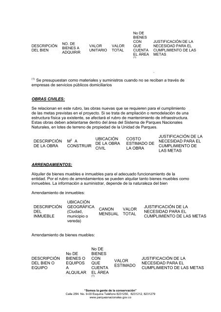 Plan de Manejo PNN Doña Juana - Parques Nacionales de Colombia