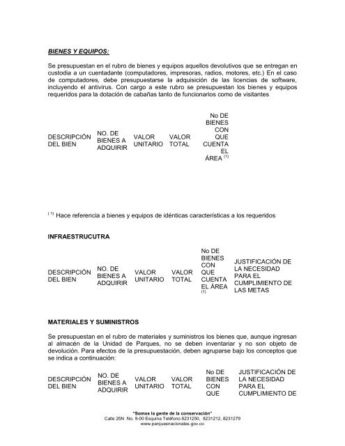 Plan de Manejo PNN Doña Juana - Parques Nacionales de Colombia