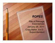 ROPES Power Point 12511 - San Carlos School District