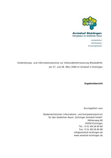 Vorbereitungs - Samtgemeinde Sottrum