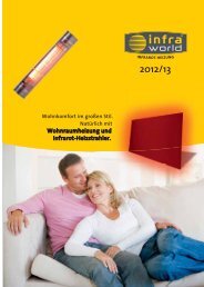 Infraworld- Wohnraumheizung und Infrarotstrahler