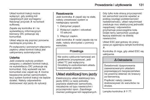 Opel Ampera 2013 â Instrukcja obsÅugi â Opel Polska