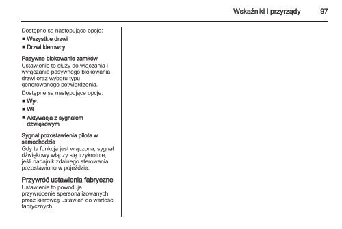 Opel Ampera 2013 â Instrukcja obsÅugi â Opel Polska