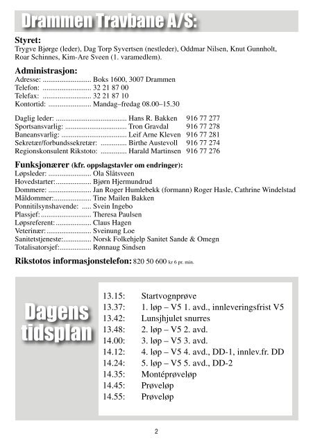 3 - Drammen Travbane