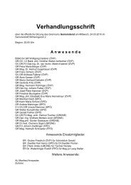 Verhandlungsschrift - Puchenau