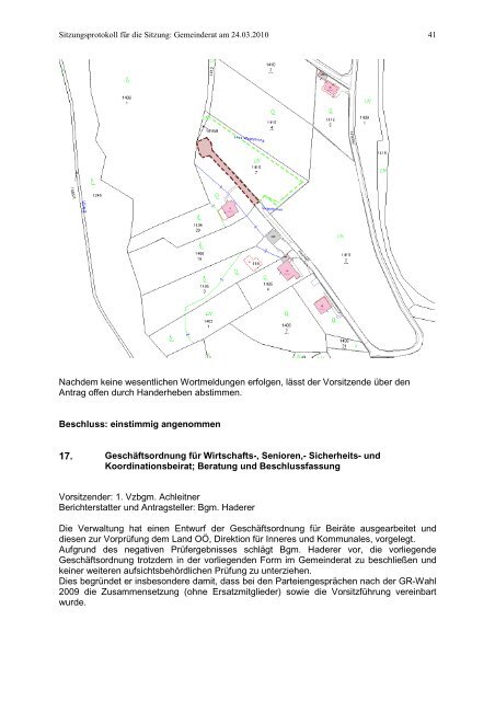 Verhandlungsschrift - Puchenau