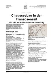 Chausseebau in der Franzosenzeit 1811-12 im ... - Ingenieurgeograph