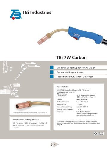 TBi 7 W Carbon - TBi Industries