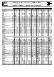 aktueller Fahrplan 2008