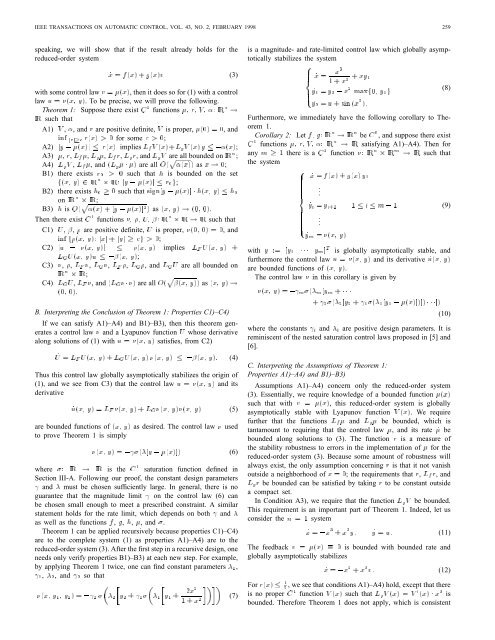 Integrator Backstepping For Bounded Controls And Control Rates ...