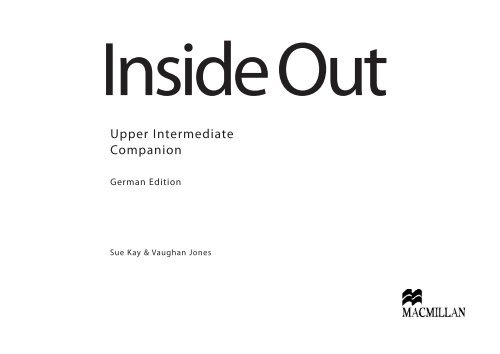 Upper Intermediate Companion - Inside Out