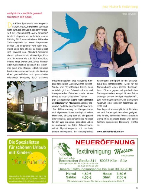 stadtteilmagazin - INsülz & klettenberg