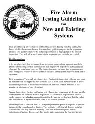 Fire Alarm Testing Guidelines - City of Temecula