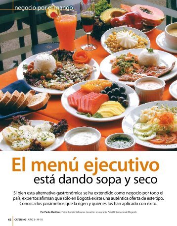 estÃ¡ dando sopa y seco - Catering.com.co