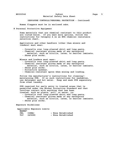 M0000546 DuPont