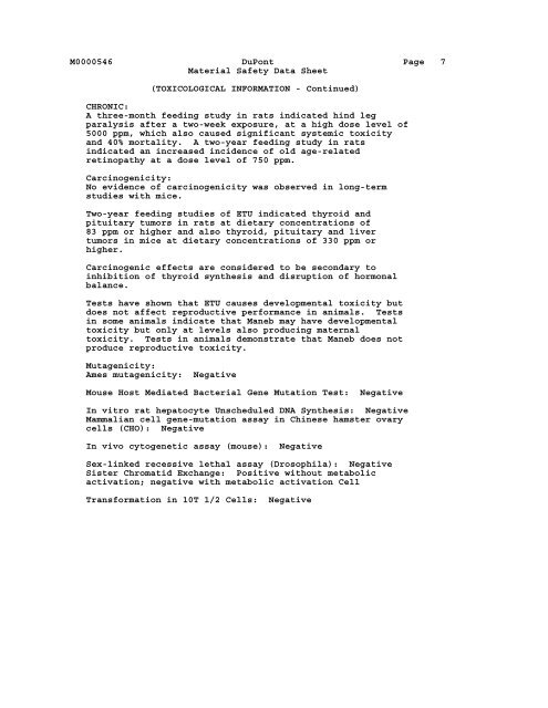 M0000546 DuPont