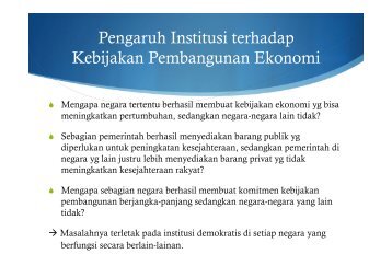 Faktor Institusi dalam Pembangunan Ekonomi - Kumoro.staff.ugm.ac ...