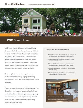 SmartHome summary handout - GreenCityBlueLake