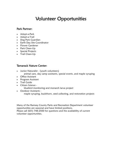Dear Applicant, Thank you for your interest in volunteering with the ...