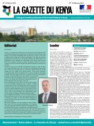 Leader Editorial - Ambassade de France au Kenya