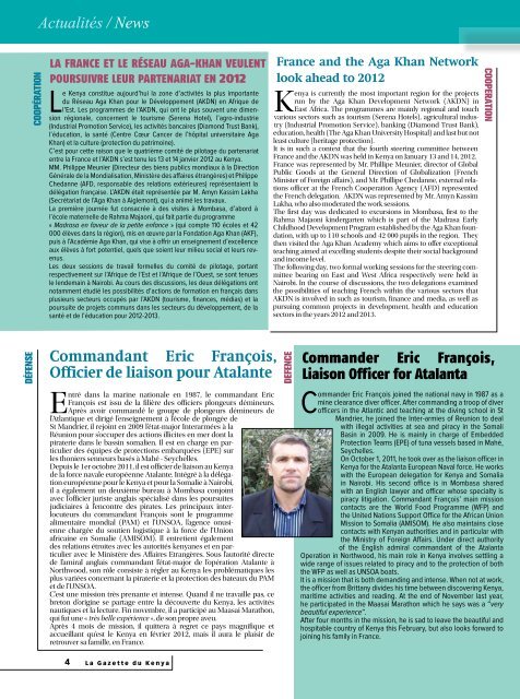 Leader Editorial - Ambassade de France au Kenya