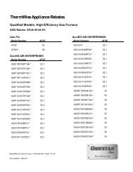 High-Efficiency Gas Furnace - Tier 2 (pdf) - ThermWise