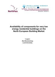 Availability of components for very low energy ... - NorthPass