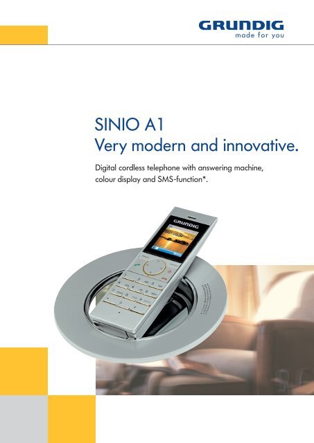 SINIO A1 Very modern and innovative.