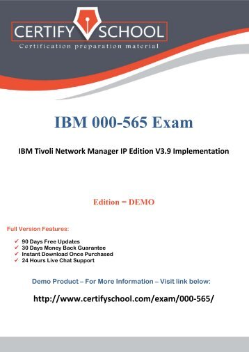 IBM 000-565 Exam