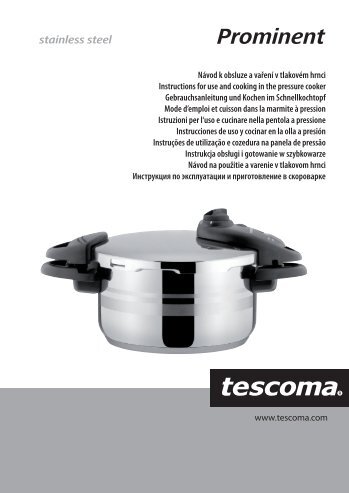 Instrucciones de uso - Tescoma