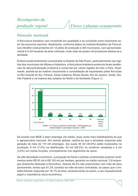 SÃ­ntese Anual da Agricultura de Santa Catarina - 2006-2007 - Cepa