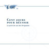 100 jours pour rÃ©ussir - Association des Centraliens