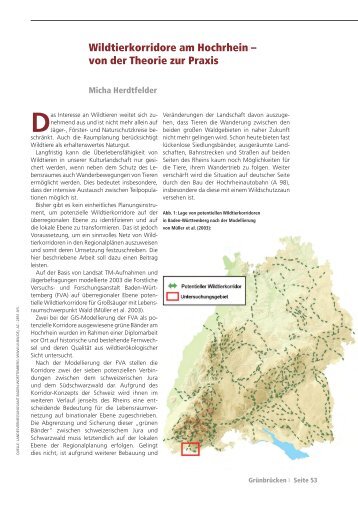 Wildtierkorridore - Landesjagdverband Bayern