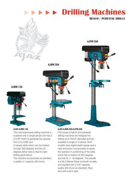 Download Brochure - Ajax Machine Tools