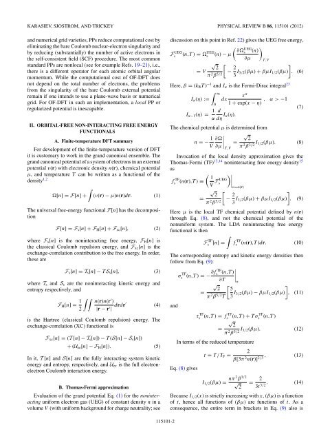 Generalized-gradient-approximation noninteracting free-energy ...