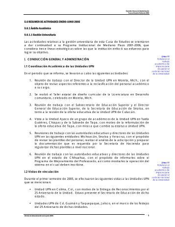 Enero-junio 2005 (PDF) - Portal de transparencia de la Universidad ...