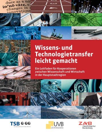 Wissens- und Technologietransfer leicht gemacht - Die TSB ...