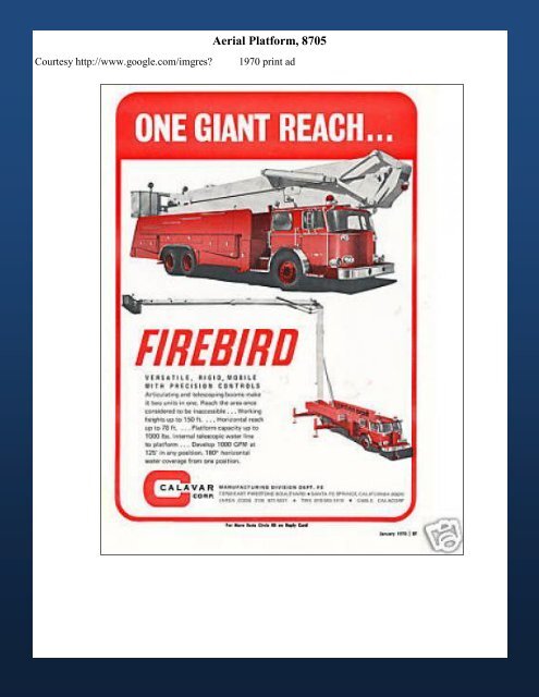 âFirebird 150â 8705 - Greater Tucson Fire Foundation
