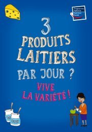 3 Produits Laitiers par jour