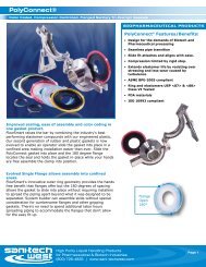 PolyConnectÂ® Gaskets - Sani-Tech West