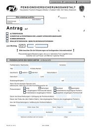 Antrag auf Alterspension PVA - Gemeinde Edlbach