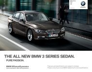 THE ALL NEW BMW î¨ SERIES SEDAN. - BMW New Zealand