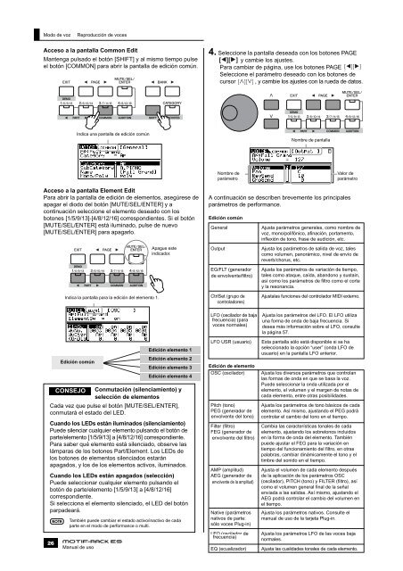 motif-rack 01-05 precauciones - Electromanuals.org