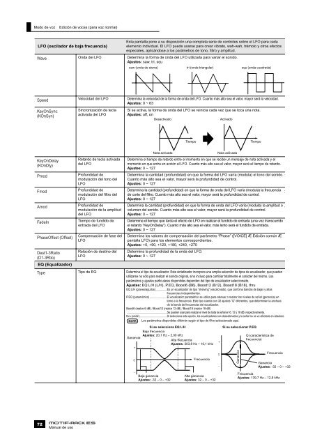 motif-rack 01-05 precauciones - Electromanuals.org