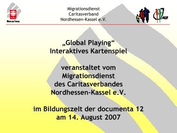 Global Playing - Ein interkulturelles Kartenspiel