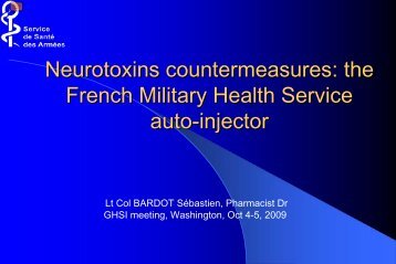 the French Military Health Service - Blsmeetings.net