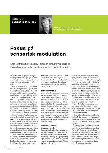[pdf] Fokus pÃƒÂ¥ sensorisk modulation