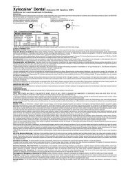 XylocaineÂ® Dental (lidocaine HCl Injection, USP ... - Delasco