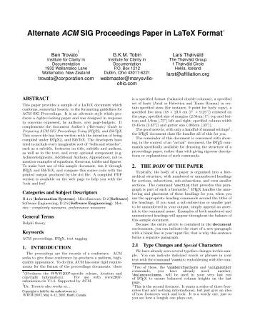 latex template for a research paper