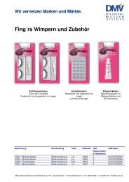 Fingrs wimpern und Zubehör - DMV